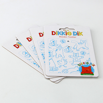 700gsm carte di intestazione stampabili del prodotto della carta 14cm*20cm per i giocattoli dei bambini