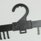 Ganci di plastica Logo Black Plastic Bra Hangers su ordinazione della biancheria dell'OEM PS