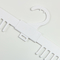 Logo stampato su ordinazione della biancheria dei ganci della gruccia per vestiti femminile di plastica bianca della biancheria intima