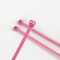 Fascette ferma-cavo di nylon rosa di multi scopo di iso 200MM x 2,5 millimetri