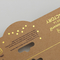 Oro su misura progettazione tagliato Logo Printed delle carte di intestazione di piegatura di Kraft
